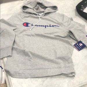 Champion sweatshirt with hoodie